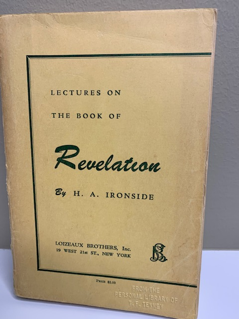 Lectures on the Book of Revelation, by H. A. Ironside